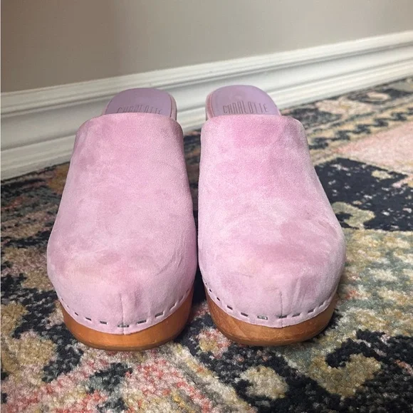Charlotte Stone Marlo Clogs in Lilac - Picture 3 of 5